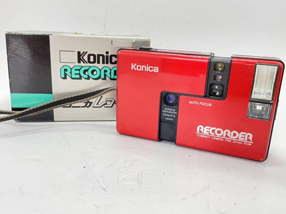 希少元箱付き！Konica RECORDER コニカ レコーダー コンパクトフィルム