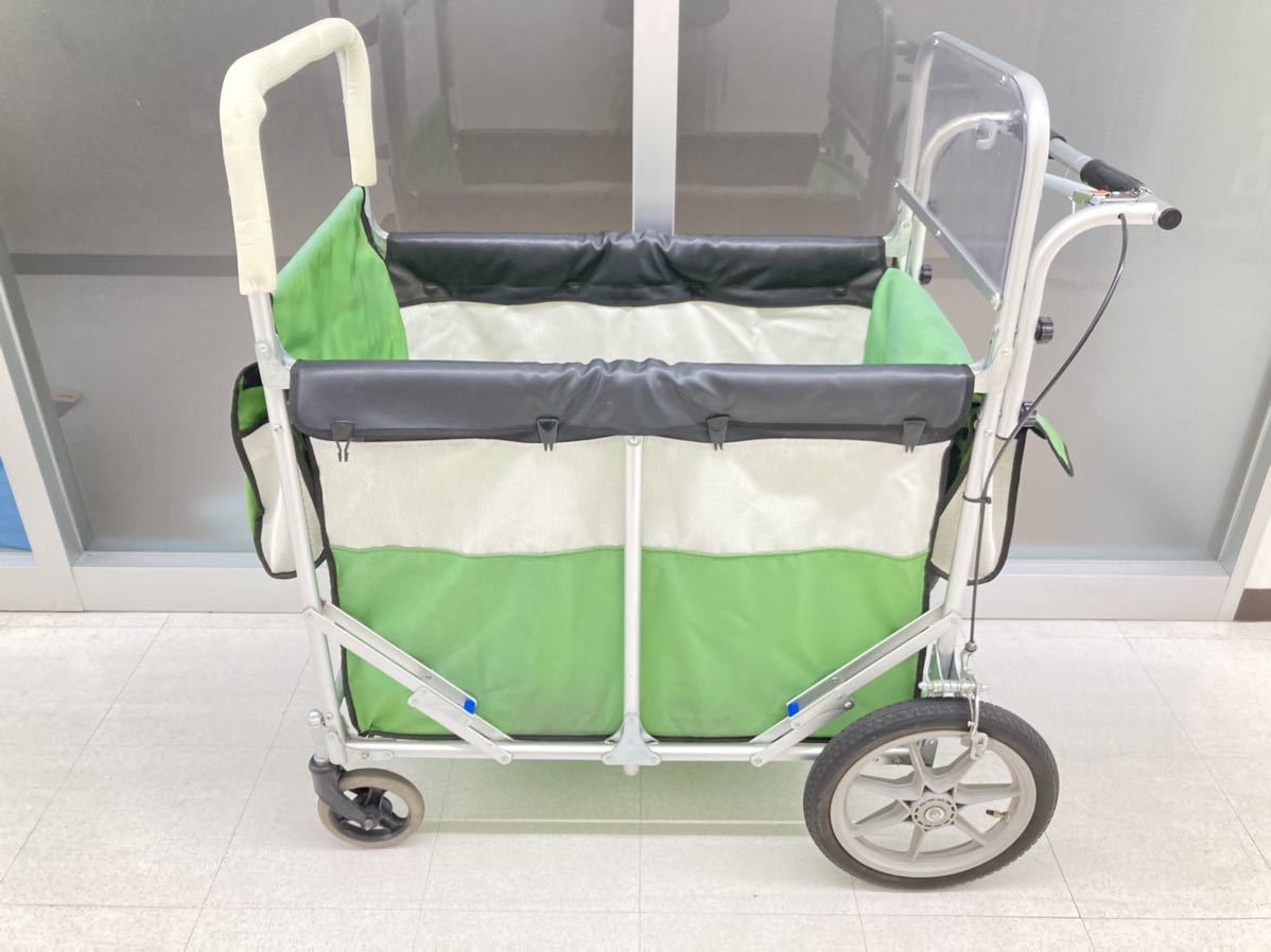 良品 保育園 園児 五十畑工業 スワン 折り畳み式 避難車 お散歩車 兼用