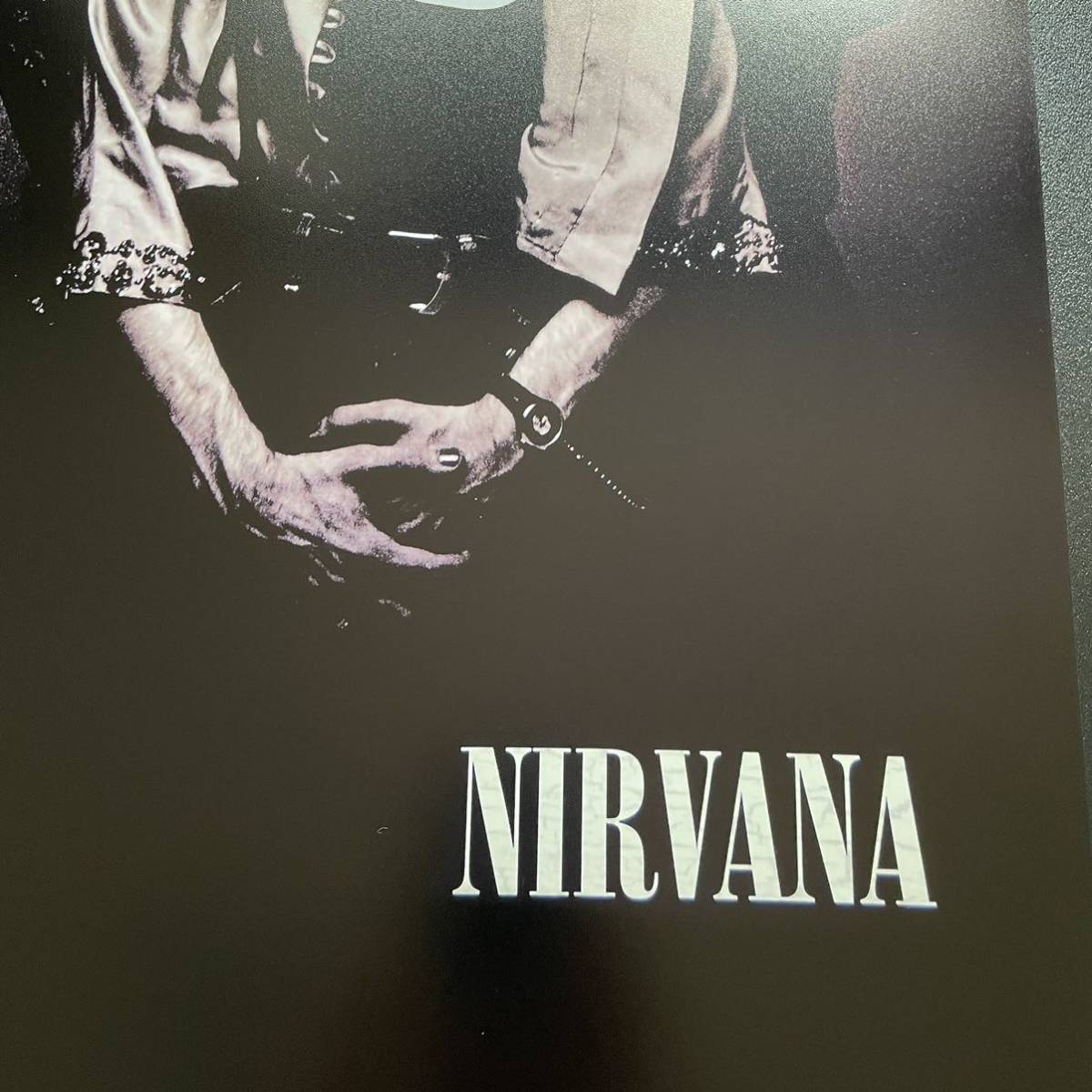 限定！日本未発売！NIRVANA ニルヴァーナ カートコバ―ン 額付 ポスター プロモポスター☆ニルヴァーナ（Nirvana）1993☆カート・コバーン/Kurt