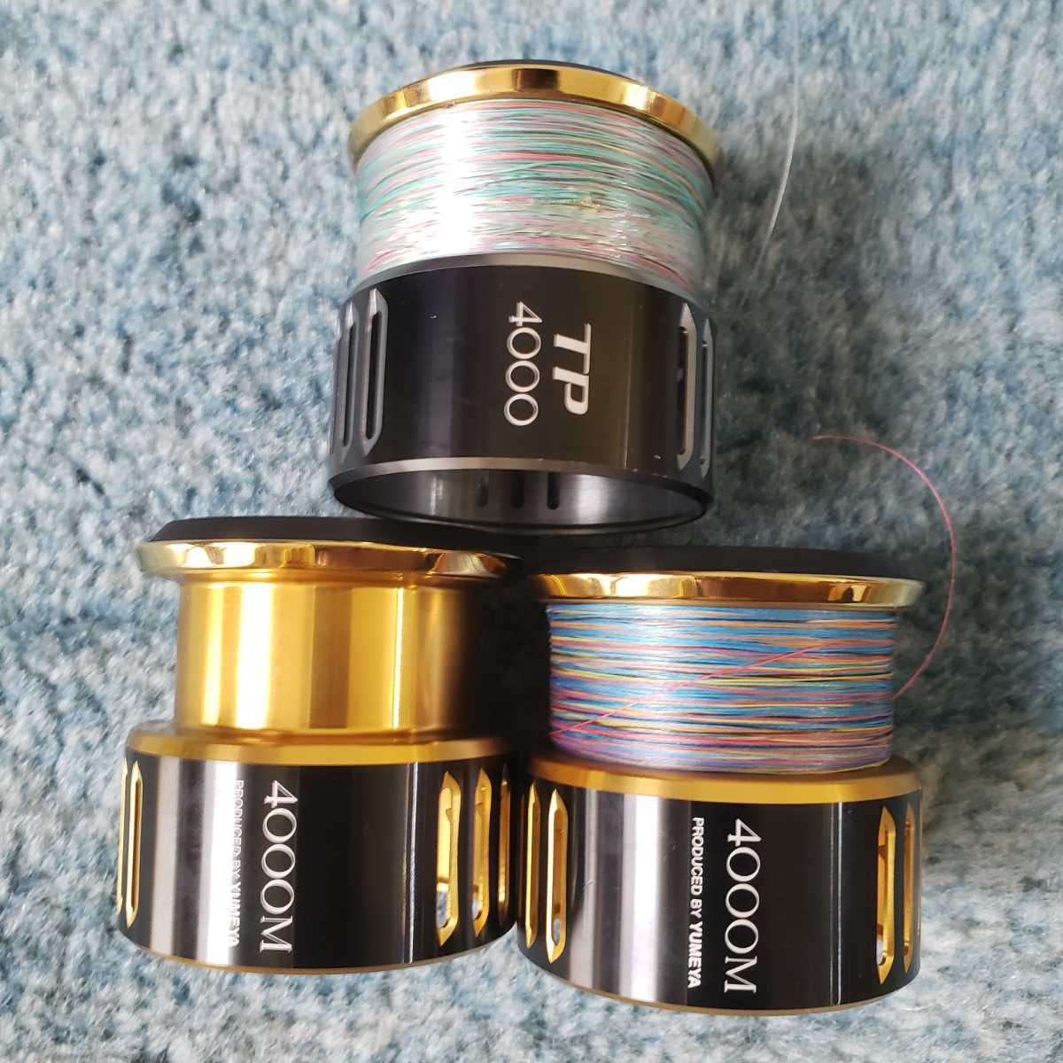 ジャンク】シマノ15ツインパワー4000XG スプール3ヶ 4000XG ツイン