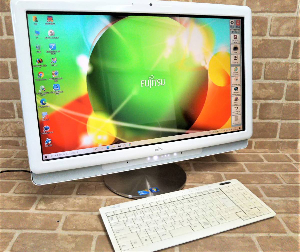 ＜930H120＞ESPRIMO FH700/AN【設定済み，すぐ使える】(i5-450M/4GB/1TB/23型FHDタッチP/ブルーレイ/wifi/office/win10)