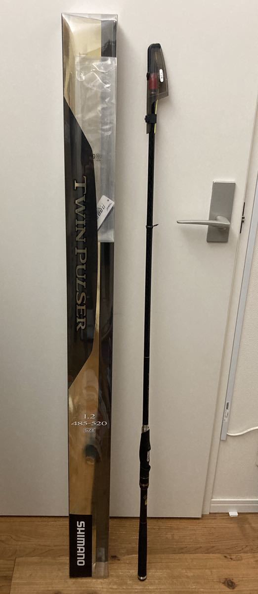 シマノ　ツインパルサー　1.2号485-520 SZⅡ 美品 シマノ ツインパルサーSZ2 1.2-485/520 磯竿 グレ チヌ bb-x シマノ