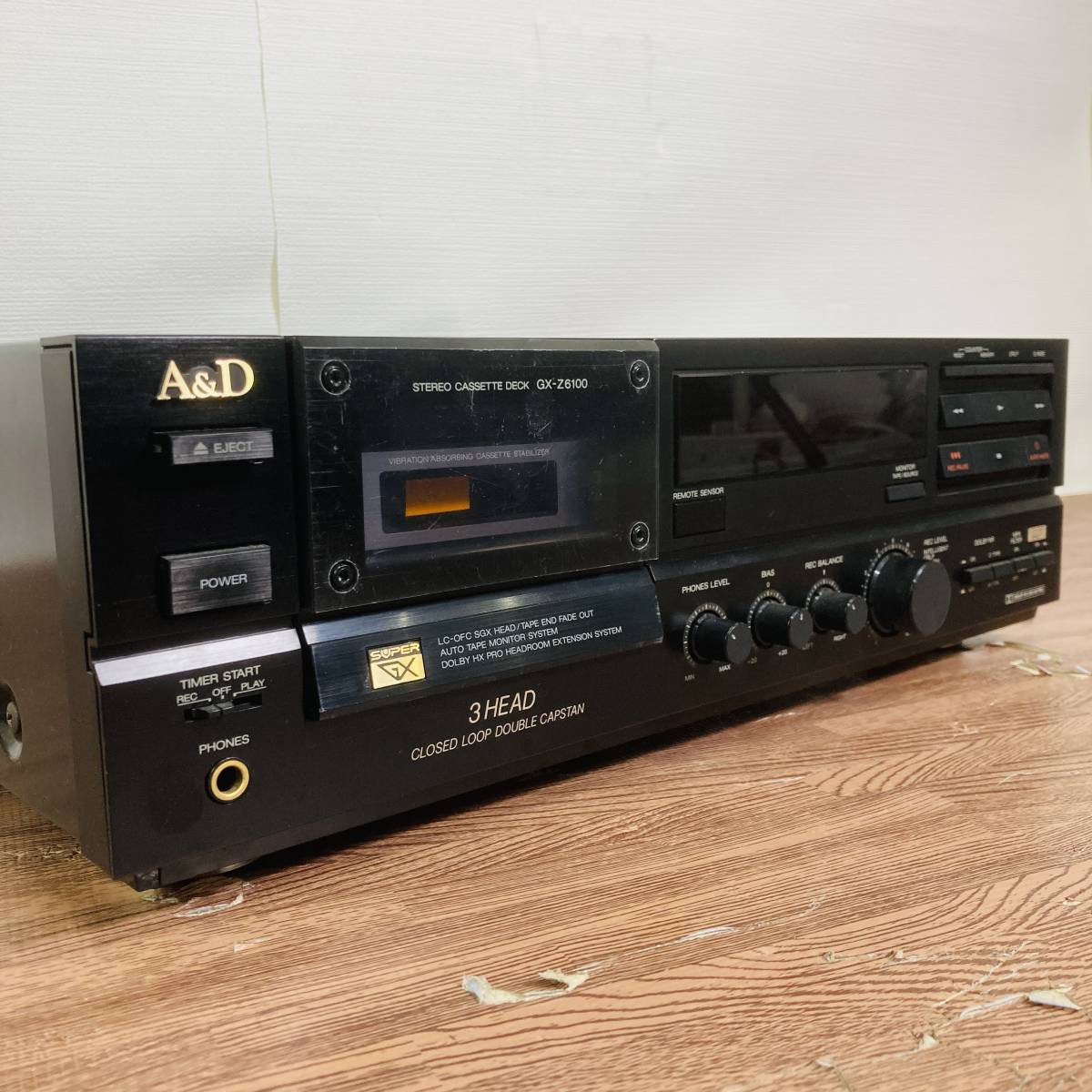 赤井電機株式会社 A&Dステレオカセットデッキ GX-Z6100 AKAI A&D カセットデッキ GX-Z6100 赤井電機 北KB3 GX-Z6100 A&D