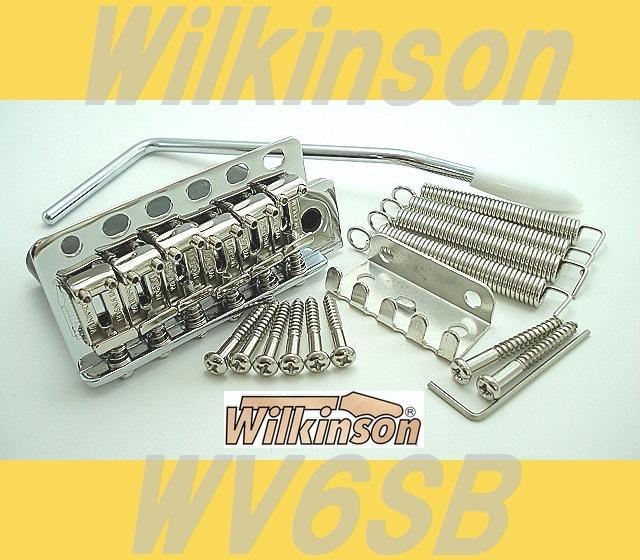 □Wilkinson WV6SB/CR□クローム シンクロ・トレモロ・ブリッジ