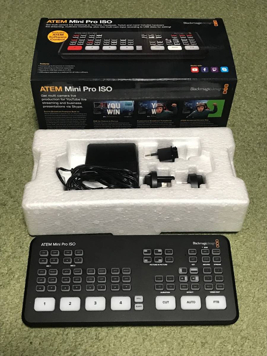 ATEM Mini Blackmagic Design ISO Pro HDMI | Live Switcher