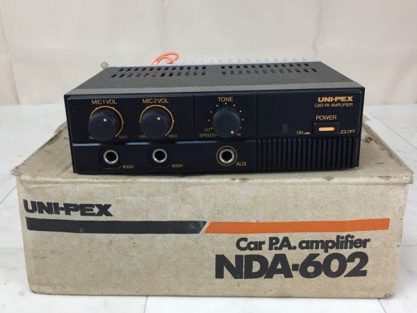 UNI-PEX ユニペックス CAR PA AMPLIFIER NDA-602 車載用 アンプ O
