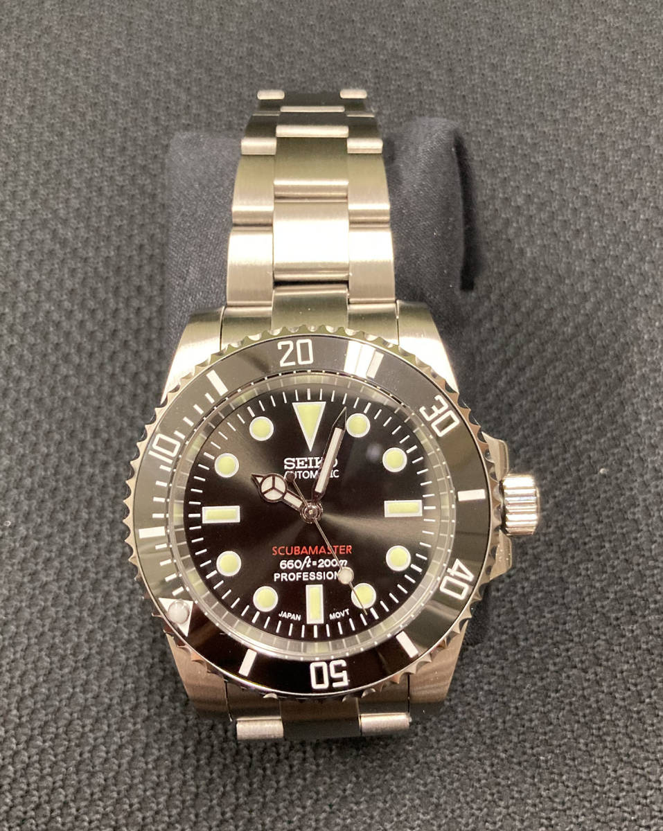 SEIKO mod NH35 カスタム　Scubamaster　ヴィンテージ