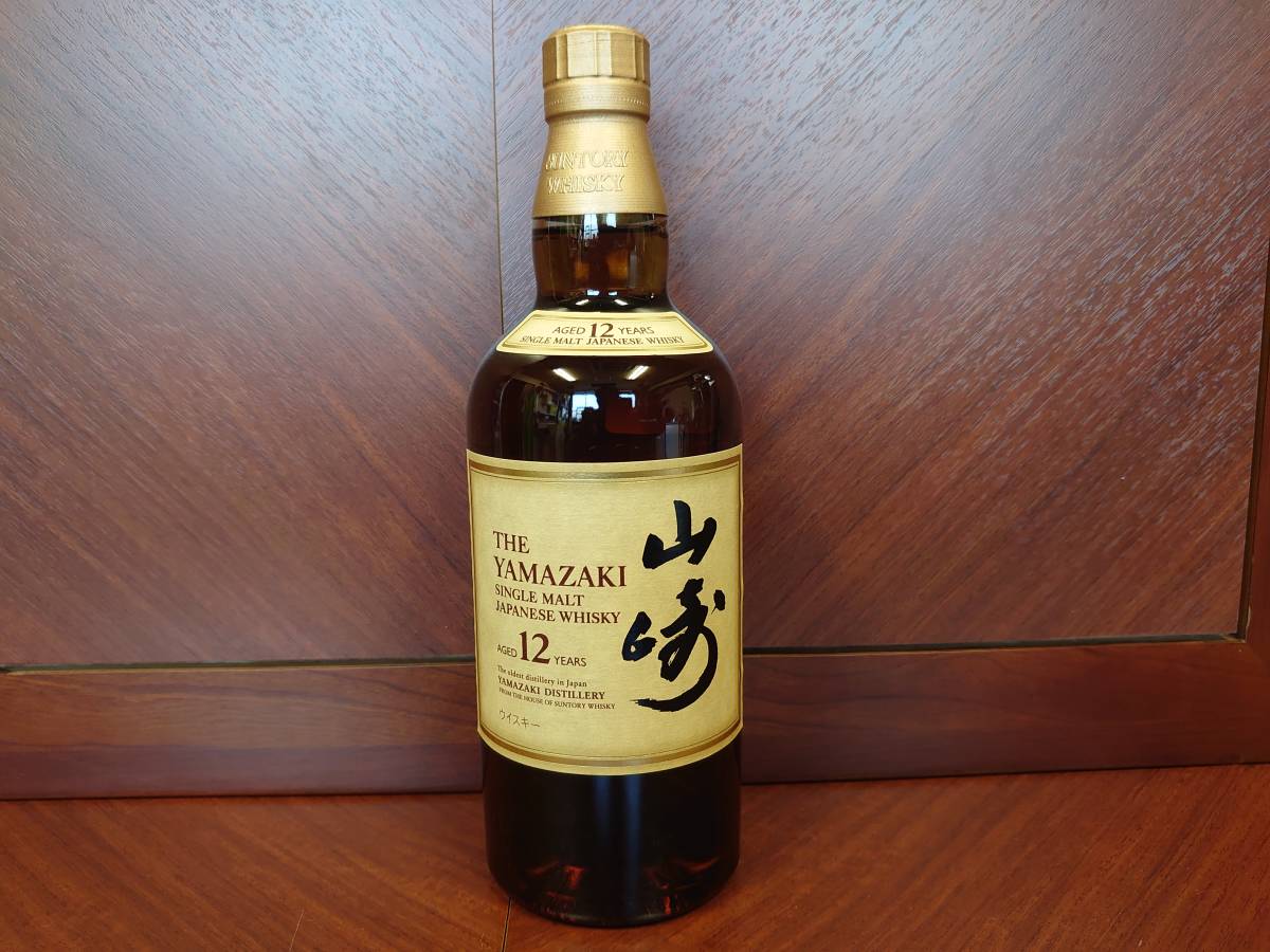 サントリー SUNTORY 山崎 12 年 シングルモルト ウイスキー 700ml 度数43% 新品未開封 YAMAZAKI AGED 12 YEARS WHISKY 山崎蒸留所 +