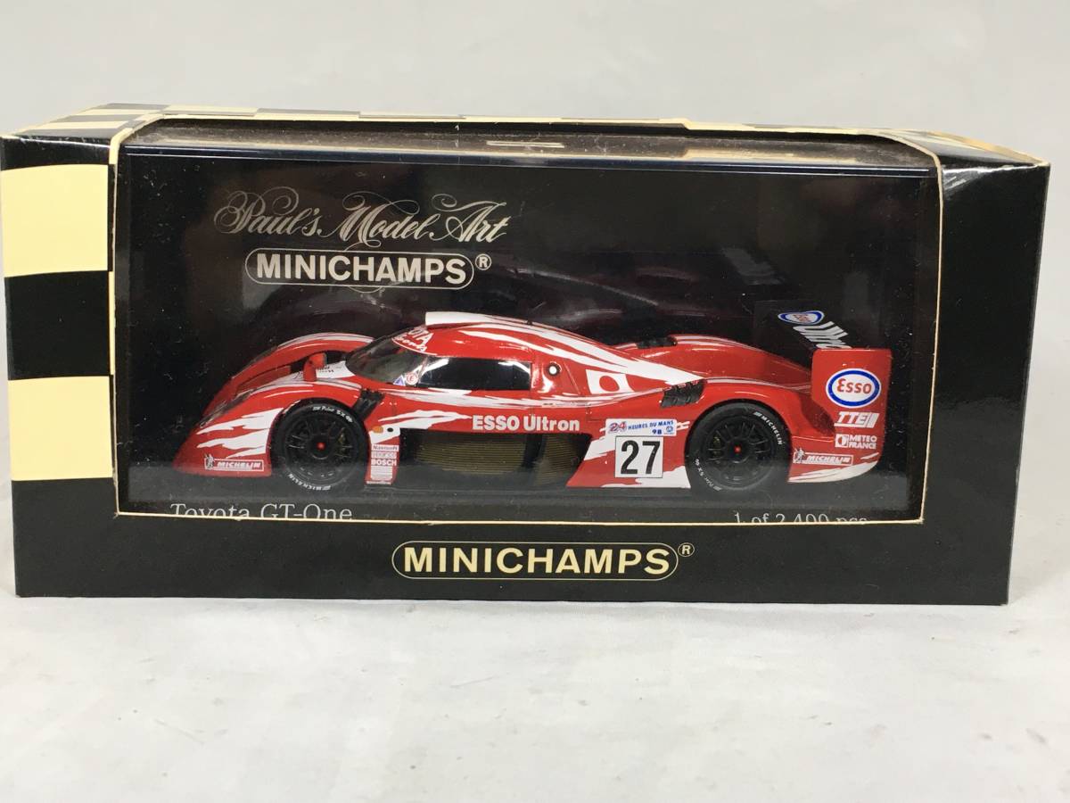 ミニチャンプス 1/43 トヨタ GT-One TS020 ルマン 1998 片山 鈴木 土屋