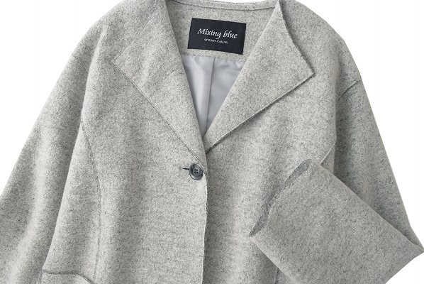 美品☆ミキシングブルーMixing blue5.5万☆Msize/9-11号☆コート