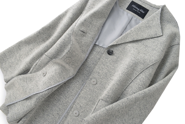 美品☆ミキシングブルーMixing blue5.5万☆Msize/9-11号☆コート