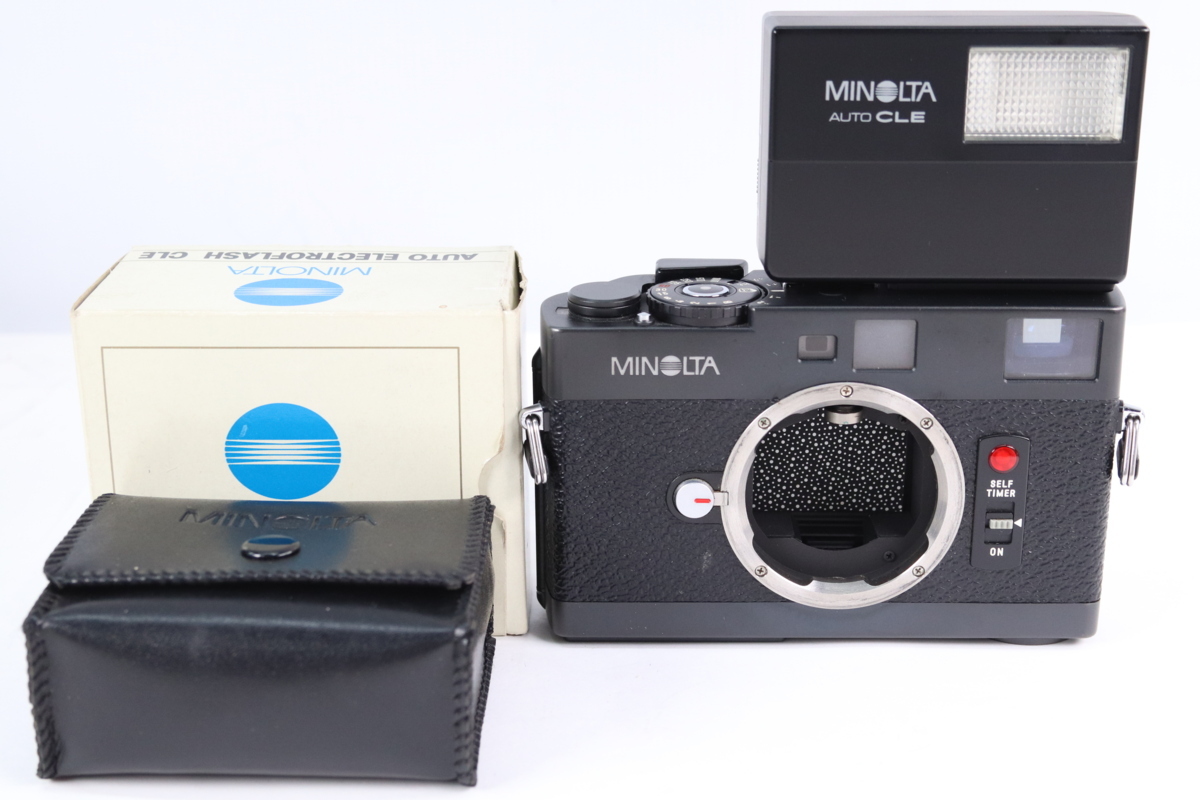 MINOLTA ミノルタ AUTO CLE ストロボ MINOLTA ミノルタ CLE ボディ AUTO ELECTROFLASH ストロボ レンジ