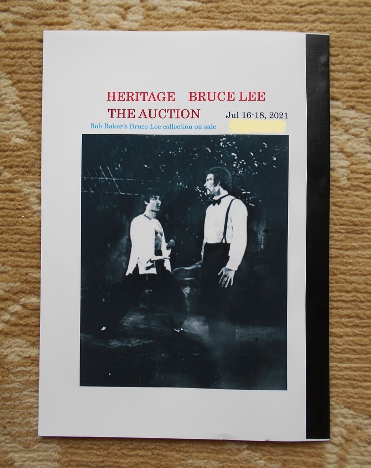 ブルース・リー HERITAGE AUCTION 2021年7月 Lee □ 直筆レター資料