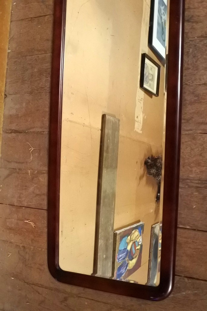 ヴィンテージ　カリモク　壁掛けミラー bfae72ef2fd786396e6d574edbb90a
