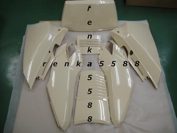 ホンダ フュージョン MF02 アッパー カウル 外装 艶あり黄 ベージュ