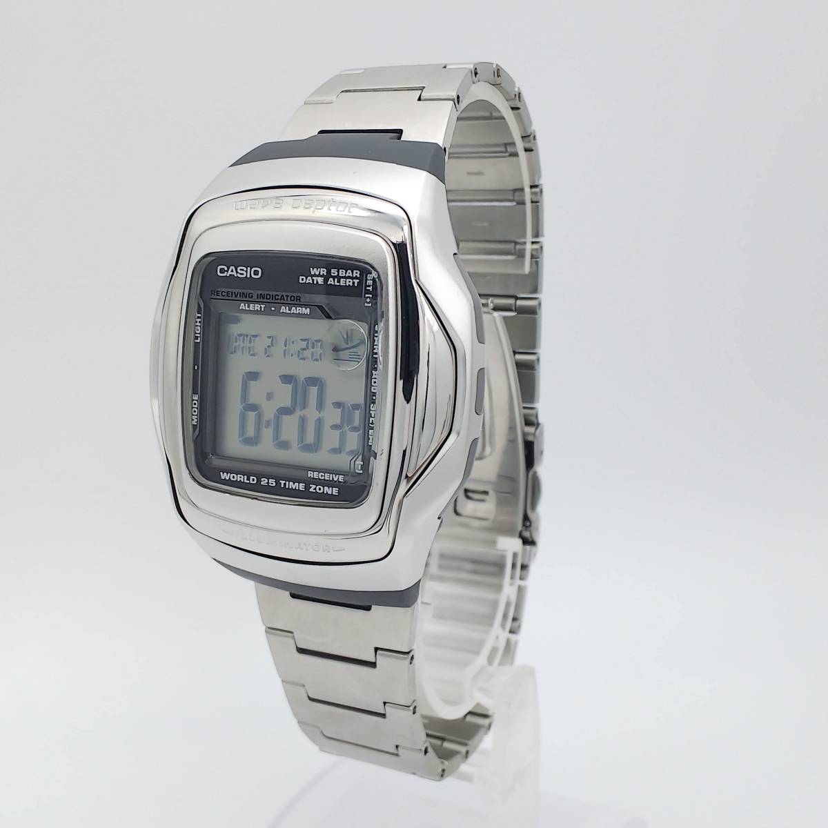 美品【電波ソーラー】【動作品】☆カシオ☆CASIO☆Wave Ceptor☆太陽光 