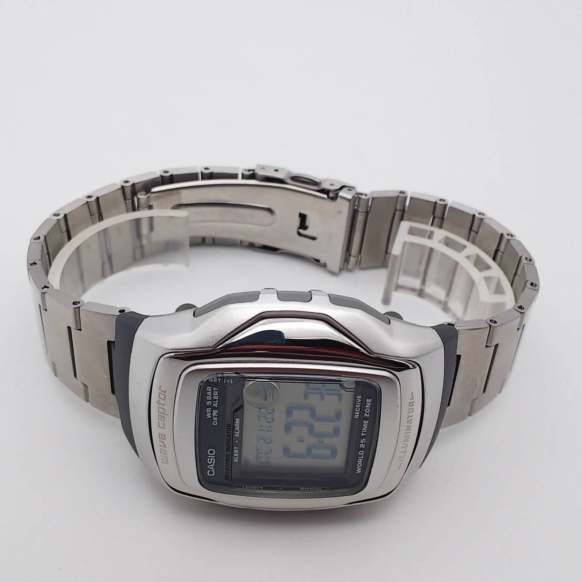 美品【電波ソーラー】【動作品】☆カシオ☆CASIO☆Wave Ceptor☆太陽光 