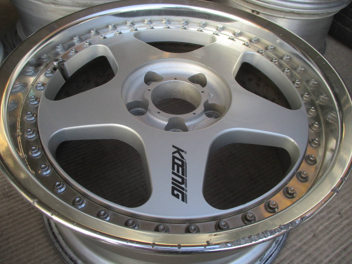 KOENIG 17インチ ホイール ケーニッヒ ディスモンド 5スポーク2本