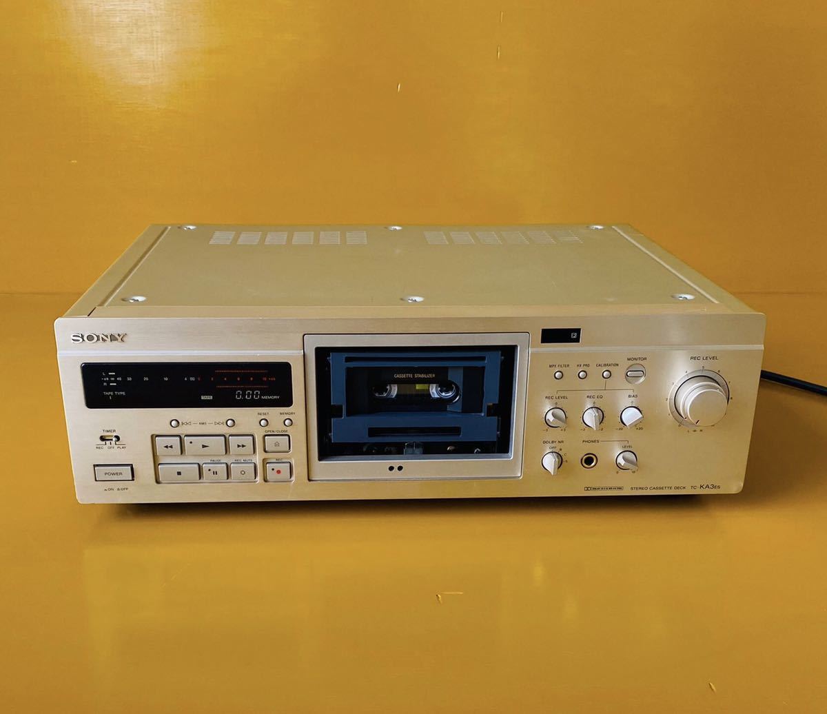 ソニー TC-KA3ES カセットデッキ 1円 ステレオカセットデッキ カセット 