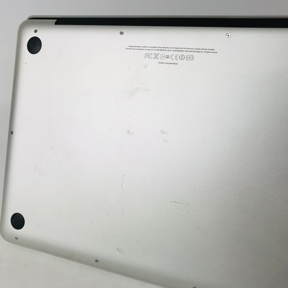 動作確認済み MacBook Pro 13インチ（Early 2011） Core i7 2.7GHz/8GB