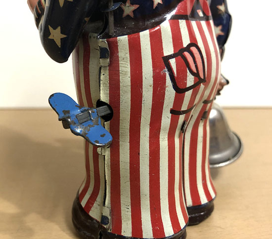 オキュパイドジャパン ニュースボーイ 1950年代 ゼンマイ セルロイド版