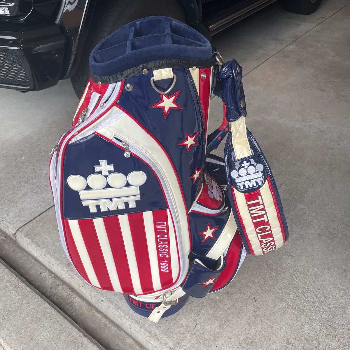 TMTキャディバック プロモデル三点式 星条旗 キムタク_1