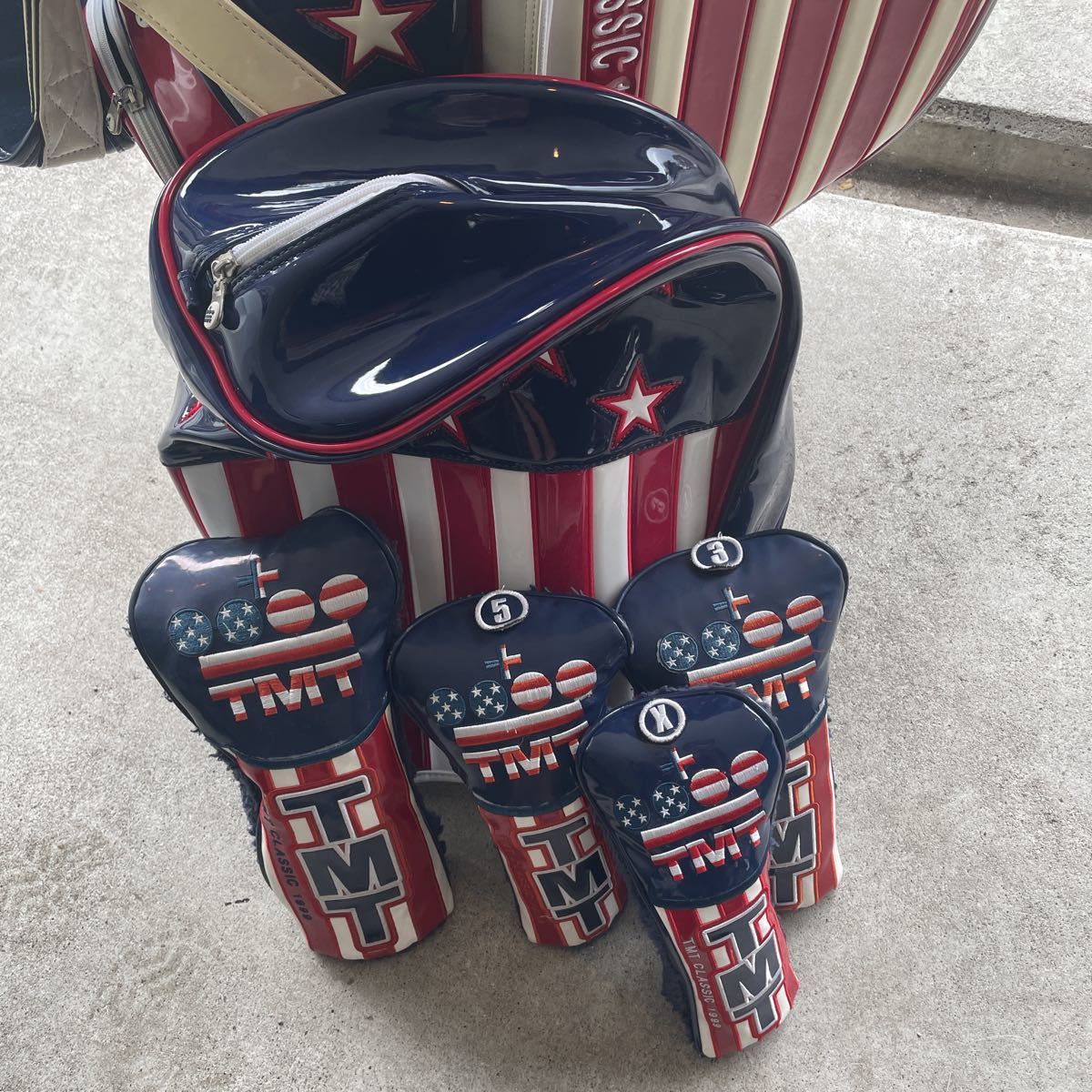 TMTキャディバック プロモデル三点式 星条旗 キムタク_2