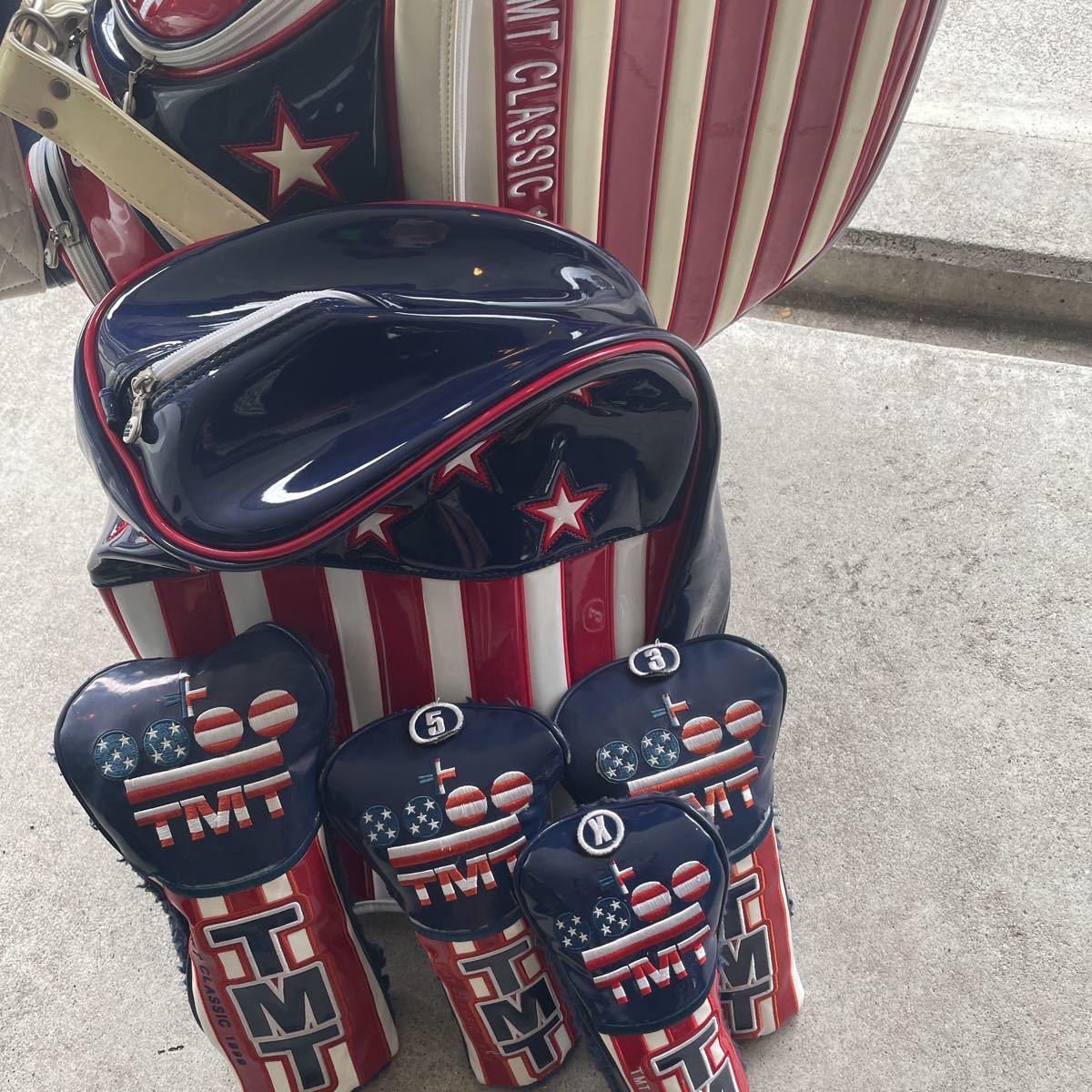TMTキャディバック プロモデル三点式 星条旗 キムタク_4
