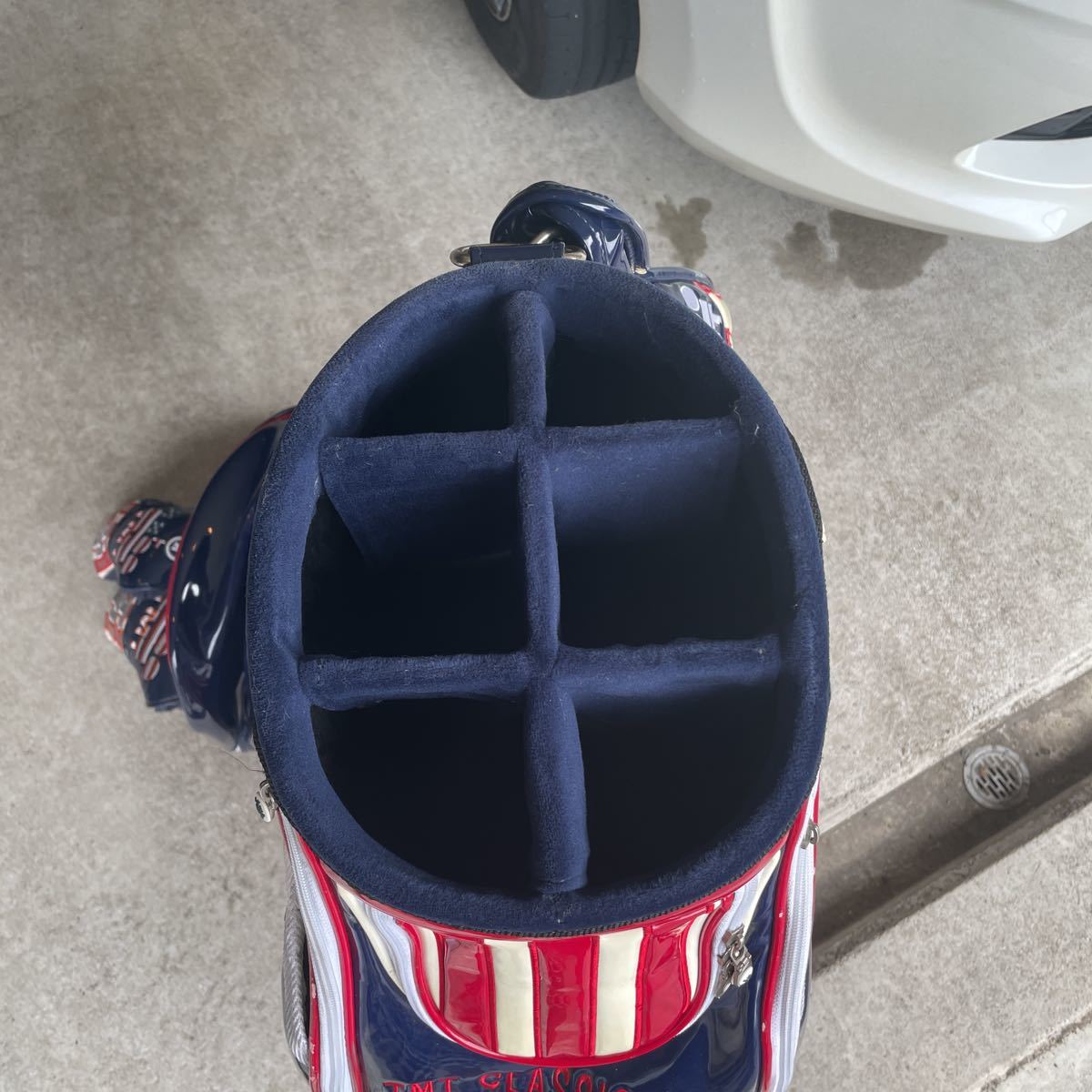 TMTキャディバック プロモデル三点式 星条旗 キムタク_6