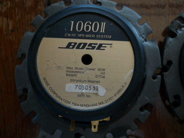 ★中古 BOSE 1060Ⅱ 16cm セパレート ２ウェイスピーカー★_6