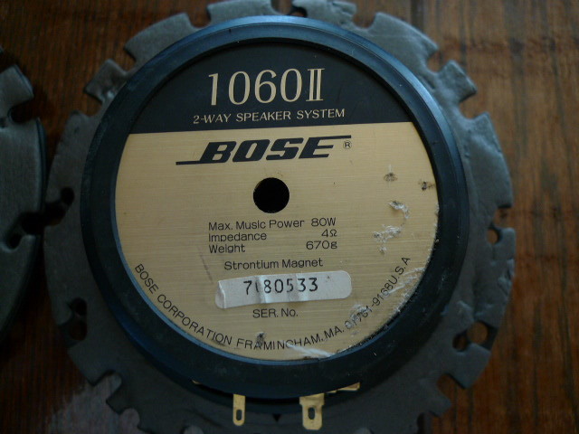 ★中古 BOSE 1060Ⅱ 16cm セパレート ２ウェイスピーカー★_7