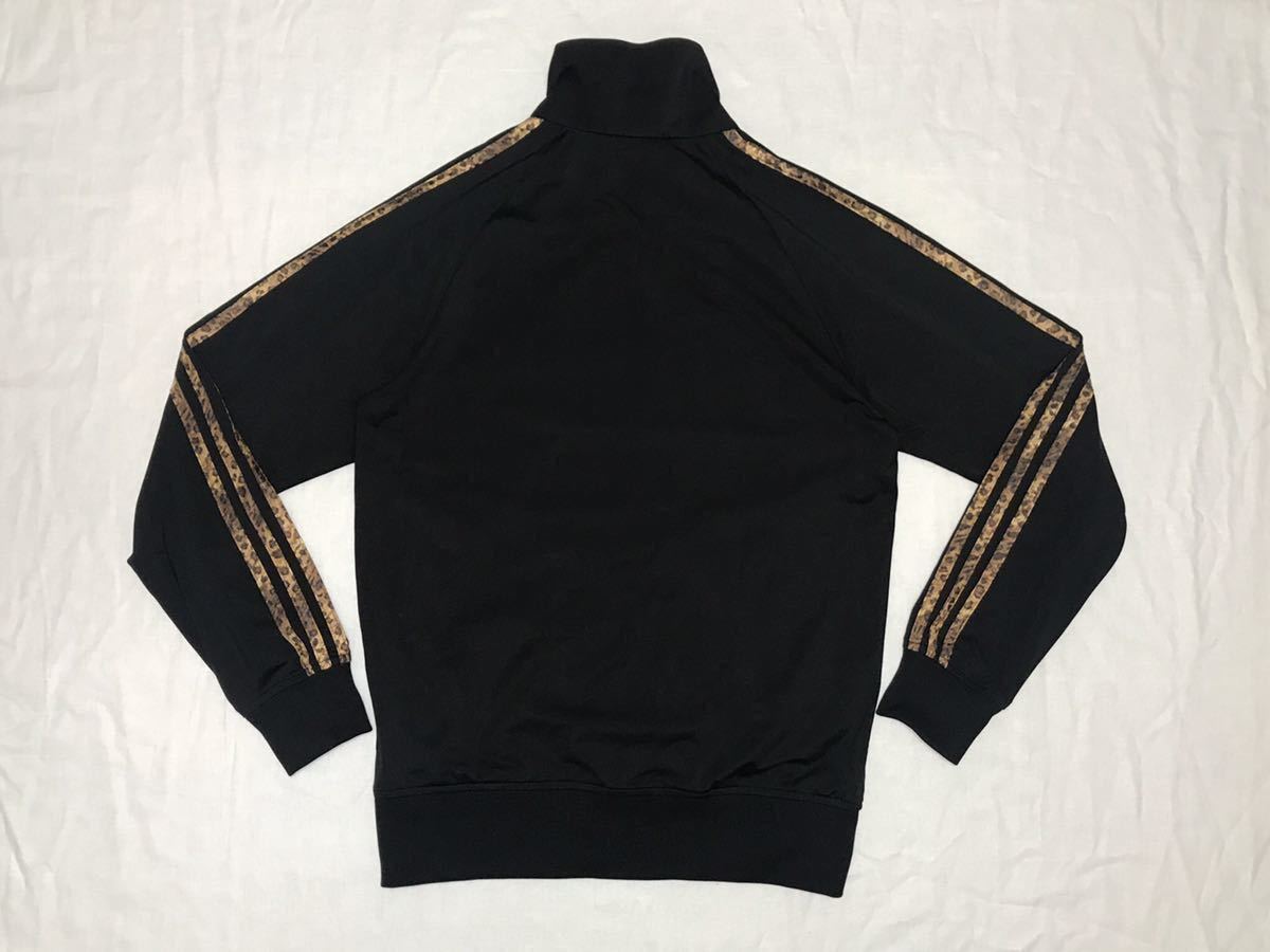 美品 adidas STY ANIMAL TT 黒×レオパード柄×金 トラックトップ 