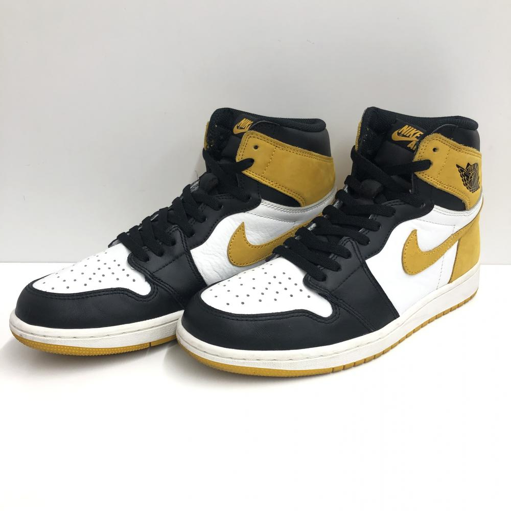 中古】NIKE ナイキ AIR JORDAN 1 RETRO HIGH OG Yellow Ochre エア  