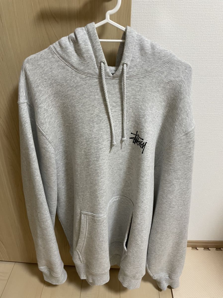 Stussy グレー Lサイズ BASICプルオーバー ステューシー ステューシー 