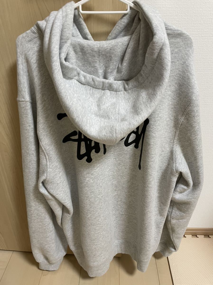 Stussy グレー Lサイズ BASICプルオーバー ステューシー ステューシー 