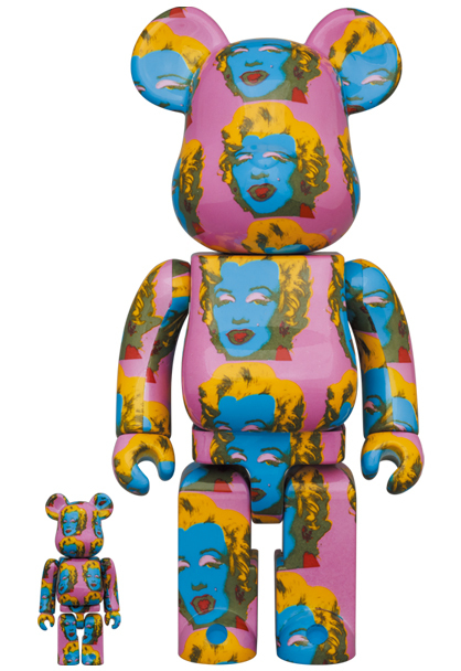 限定SALE，定番 BE@RBRICK MEDICOM TOY Andy Warhol Marilyn Monroe #2 100% 400% マリリン モンロー アンディ ウォーホル ベアブリック メディコムトイ(キューブリック、ベアブリック)｜売買されたオークション情報、yahooの キューブリック、ベアブリック