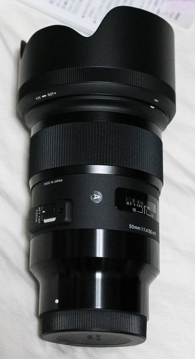 美品】SIGMA 50mm F1.4 DG HSM Art for ソニー Eマウント 【レンズ保護