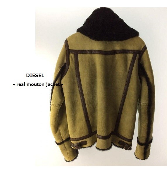 MNL-0006-004 国内正規 ディーゼル DIESEL リアルムートンジャケット B