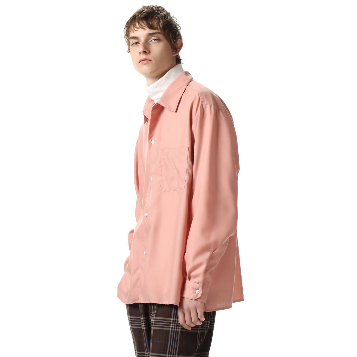 定価24200円 新品 □ SOPHNET. 21AW BAGGY REGULAR COLLAR SHIRT