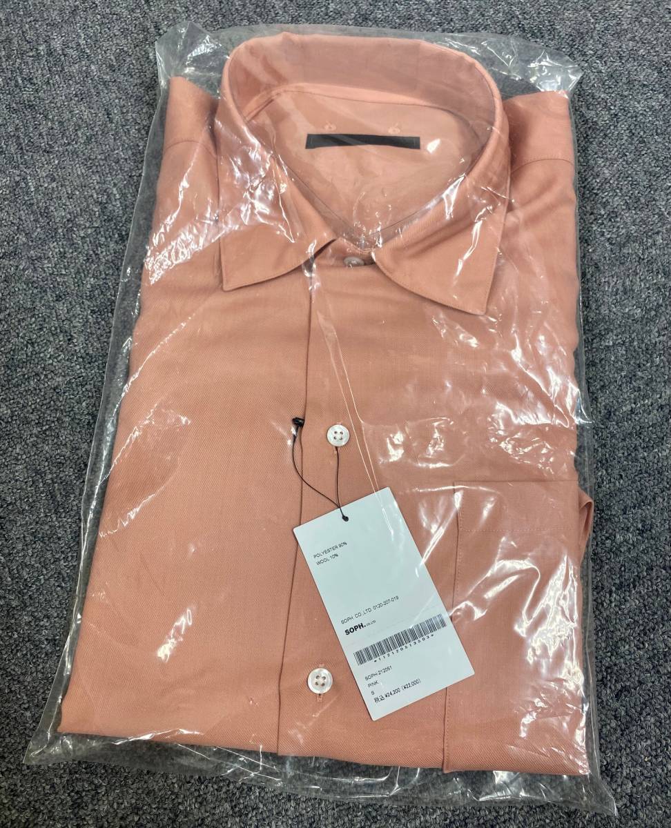 定価24200円 新品 □ SOPHNET. 21AW BAGGY REGULAR COLLAR SHIRT
