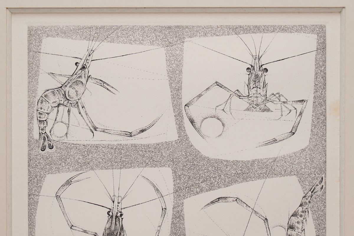 西内利夫 銅版画集 琵琶湖の仲間たち 全12点セット 西内利夫全画集 西