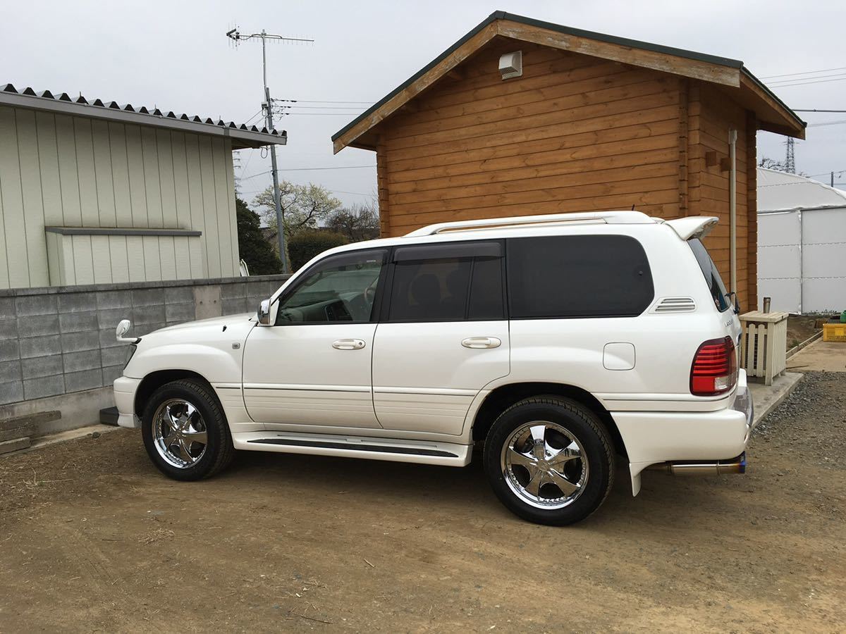 ホイールセット ワークLS 9JJ20 クローム 絶版ランクル100 シグナス 