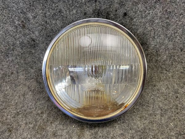 当時物フランスCIBIE製凸へッドランプ180mm シビエライト 凸レンズ