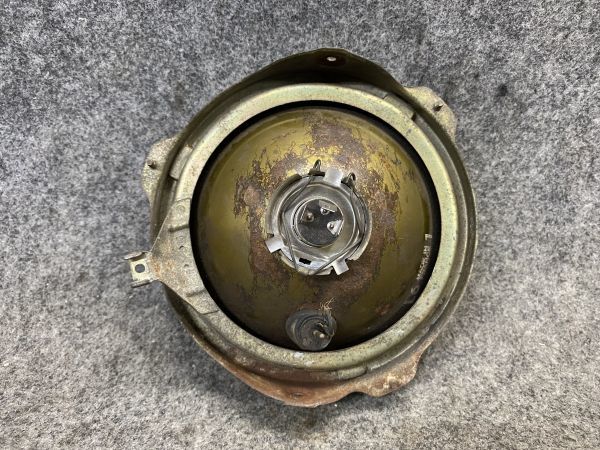 当時物フランスCIBIE製凸へッドランプ180mm シビエライト 凸レンズ