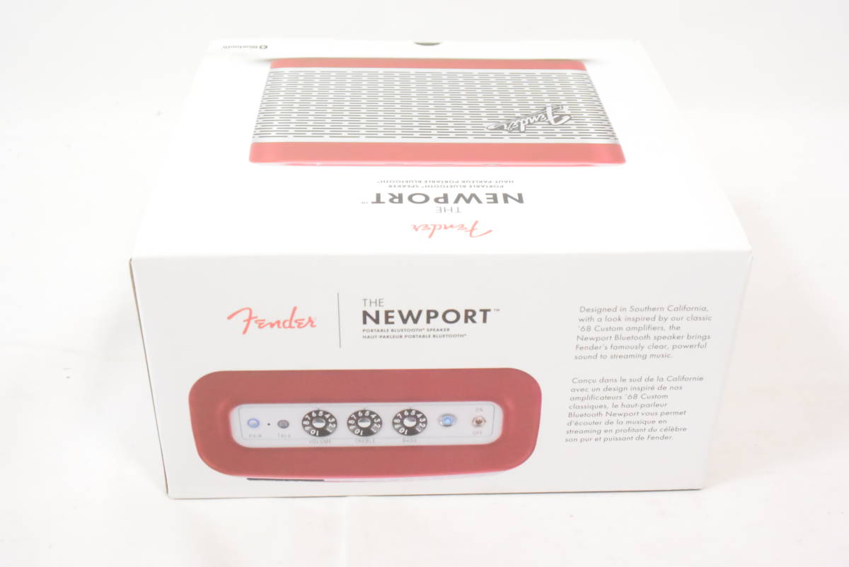 新品】 フェンダー FENDER NEWPORT Bluetooth スピーカー RED (国内