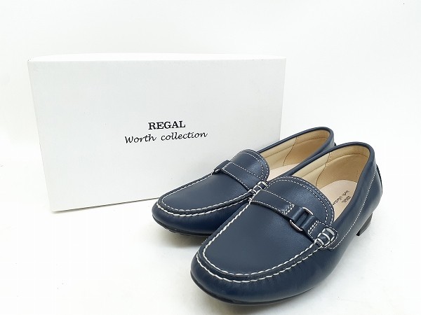 J208-N20-630 REGAL リーガル worth collection P675 ネイビー