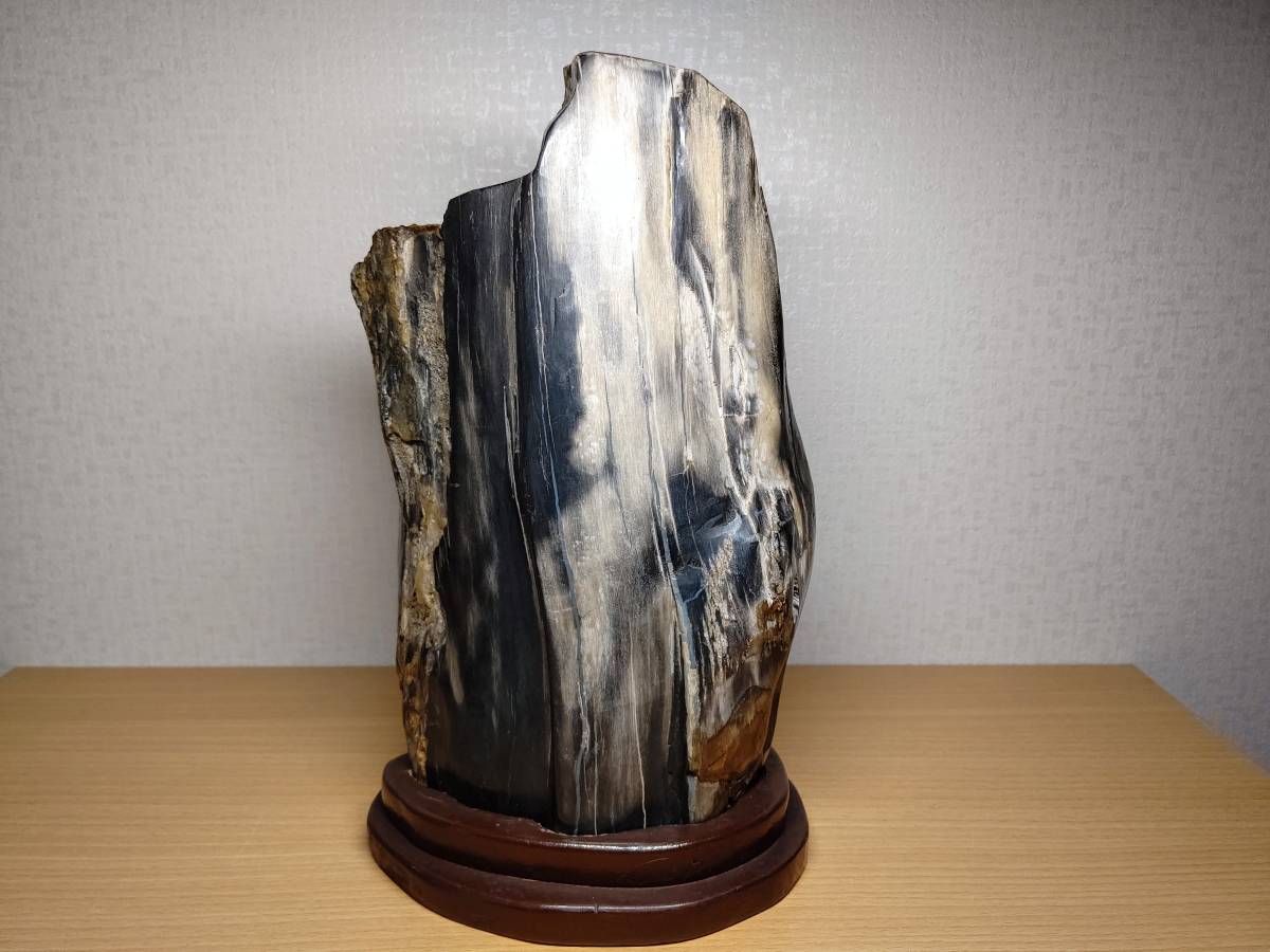 大型】◇4.7kg◇ 珪化木 琥珀 アンバー ジャスパー 原石 碧玉 風水
