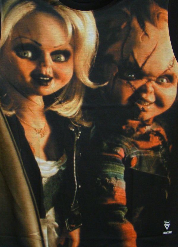 L 10 チャッキー チャイルドプレイ プリントtシャツ ティファニー イラスト キャラクター 売買されたオークション情報 Yahooの商品情報をアーカイブ公開 オークファン Aucfan Com