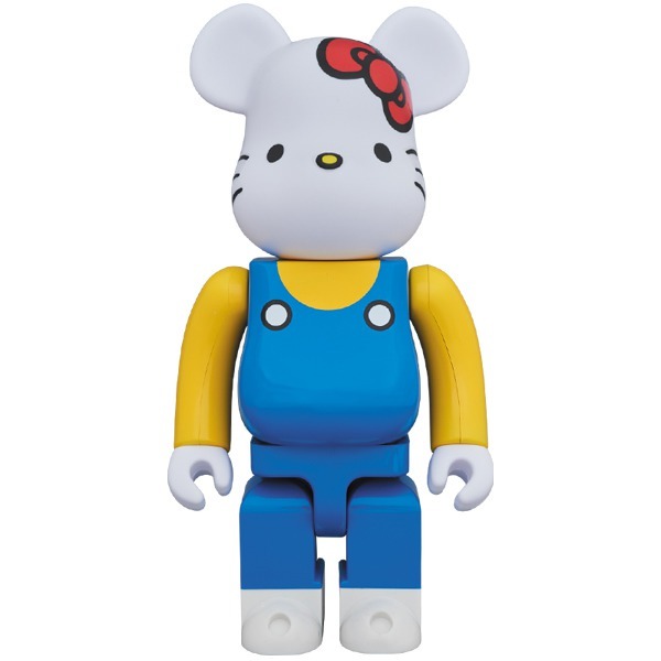 新品 ベアブリック BE@RBRICK ハローキティ HELLO KITTY 青オーバーオール版 400%