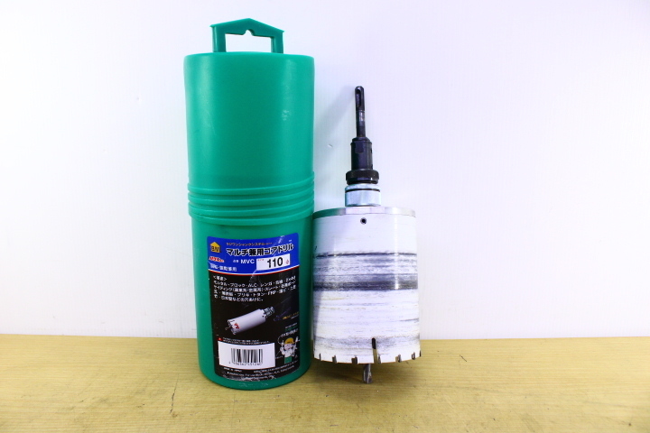 B23268 ツボ万 乾式ダイヤモンドコアドリル ガイドチップ付き CD-DG